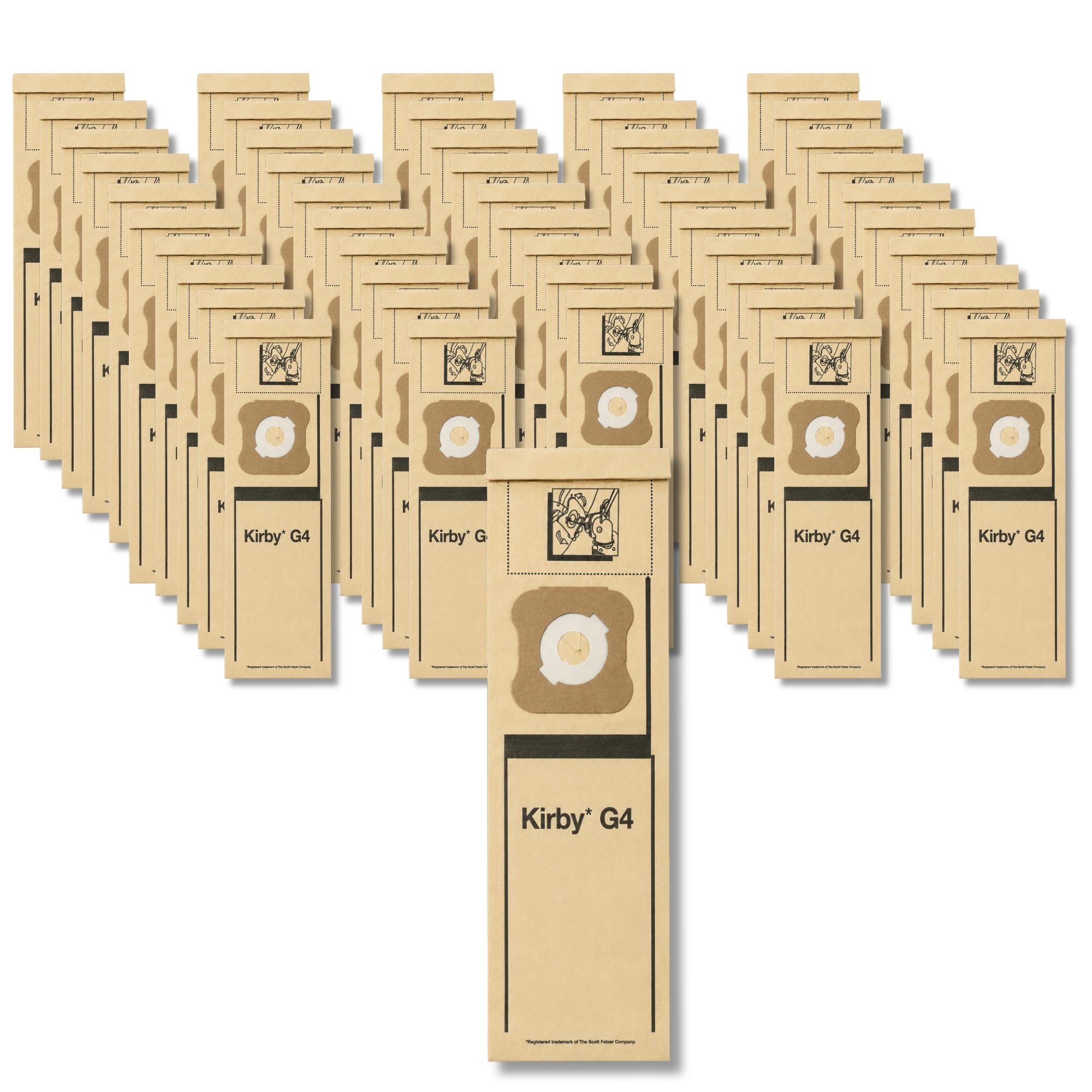The Better Bundle 50-Pack Micro-Filtration G4 Vacuum Bags for Kirby Generation Type S - VacBagsUSA